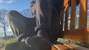 Outdoor foot show with Aidan Maxwell