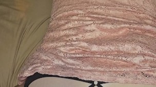 Tgirl taking fiancée big cock for a warm up