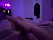 Your horny gamer bf can’t wait after his nap *ASMR MOANS* huge cumshot 15/16