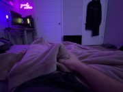 Your horny gamer bf can’t wait after his nap *ASMR MOANS* huge cumshot 2/16