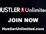 Hazel finally fucks her brother's friend and rides his thick cock in this hot HUSTLER video 16/16