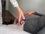 Wife Takes Condom Off and Gets Her Creampie 15/16