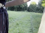 OUTDOOR HANDJOB but we got CAUGHT by strangers 😒😩 1/16