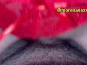 Namorada  de 18 anos usando lingerie vermelha nova 8/16