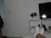 Big ass wifey in fishnet thirsty for cock 1/16