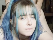 💙 BEAUTIFUL Blue Eyed Icygic Blowjob and Doggystyle 💙 10/16