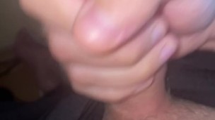 Masturbating and spitting on my cock, cumming