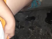 Female masturbation and fingering in the village - IkaSmokS