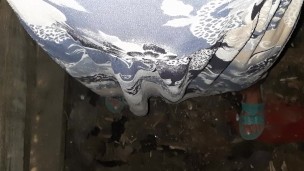 I masturbate under a long dress until I cum - IkaSmokS