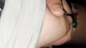 I pinch my big nipples during masturbation to cum faster - Lesbian_illusion