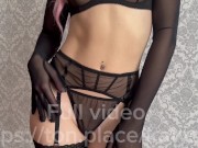 fucks her pussy with a huge dildo and cums 4/16