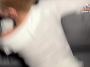 Sex with a neighbor who asked to turn off the music. Hot slut is cheating her husband 12/16