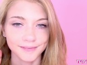 Pretty Blonde Teen Student sucks Step-Dad'c cock 3/16