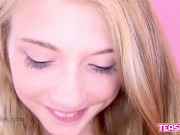 Pretty Blonde Teen Student sucks Step-Dad'c cock 8/16