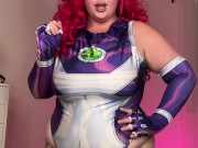 bbw in StarFire cosplay makes me worship her huge oily asshole 11/16