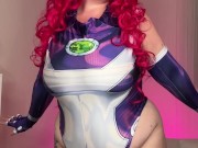 bbw in StarFire cosplay makes me worship her huge oily asshole 5/16