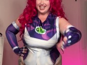 bbw in StarFire cosplay makes me worship her huge oily asshole 9/16