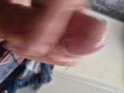 Loads of cum in slowmotion