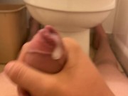 Hot Young Excited Guy Sexily Jerks off in the Bathroom and Cums - Mattkills 9/16