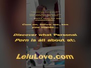 Big boobs babe twerking & booty popping barefoot, wiping cumshot off her big ass, reveals birthday plans - Lelu Love 16/16