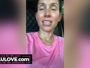 Big boobs babe twerking & booty popping barefoot, wiping cumshot off her big ass, reveals birthday plans - Lelu Love 5/16