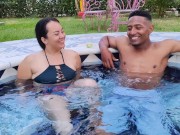 Muchos sol, mucha piscina, Anita con Rioc con  muchas ganas de follorse 3/16