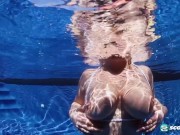 Big Boobie Lana Goes Skinny Dipping 12/16