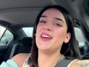 Ersties - Harper is excited to finger herself to orgasm in the car 6/16