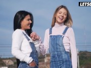 Apolonia and Rebecca Are In For Some Orgasmic Lesbian Sex - LETSDOEIT 3/16