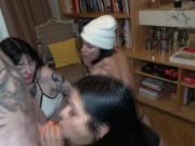 Mi novia me trajo a sus amigas lesbianas para follármelas! - Blaze Rager, Mei Pang & Villa Anderson 5/16