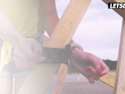 Sexy Chicks Frida and Cassie Banged Deep by the Beach - LETSDOEIT 2/16