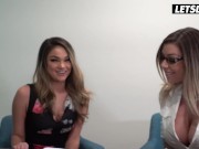 Curvy Babes Valentina and Karma Crazy FFM Fuck with Businessman - LETSDOEIT 4/16