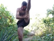 End of the day in the garden