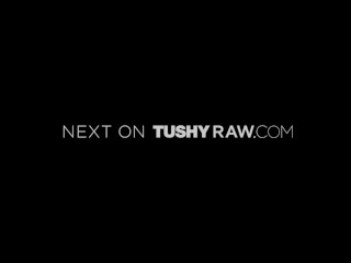 TUSHYRAW Ebony babe ass fucked