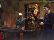 Slim architect arching her back during anal with a simple worker 1/16