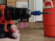 Love playing with power tools with my feet 1/16