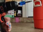 Love playing with power tools with my feet 5/16