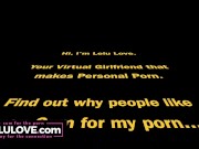 Big boobs babe masturbating w/ new vibrator before live webcam blowjob and doggystyle pounding to creampie - Lelu Love 11/16