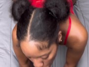 ❌🛑DONT WATCH CHEATING WIFE ❌🛑 Sexy Lingerie Milf Gives Blowjob ( bonus - reverse & slowed) 2/16