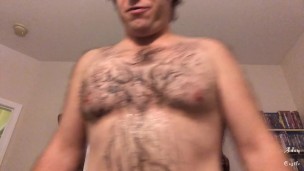 My Cum On My Hairy Chest Worship Gay JOI ABRIDGED