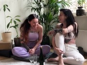 Ersties - Sexy Hailey gets penetrated with long glass dildo 8/16