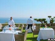 BLACKED BFFs fucked in BBC foursome 3/16