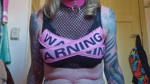 Diapered sissy