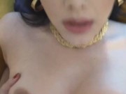 Stepsister plays gold digger and gets fucked and creampied 9/16