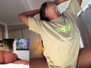 ¡Me folla por mis dos agujeros, momentos POV y doble cámara terminan con un delicioso creampie anal! 2/16