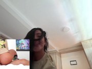 ¡Me folla por mis dos agujeros, momentos POV y doble cámara terminan con un delicioso creampie anal! 3/16