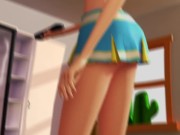 Teen Cutie Can't Resist To Rub Her Pussy 3/16