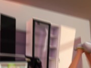 Teen Cutie Can't Resist To Rub Her Pussy 4/16