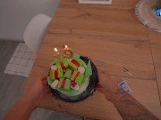 I Wished My Step Sister A Happy Birthday And Filled Her Pie With Cum 3/16