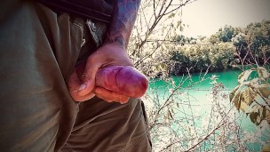 my dick wanted to get some fresh air on top of a cliff